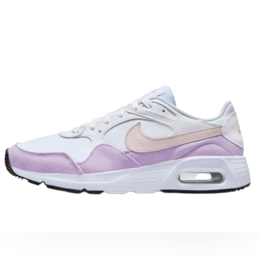 Nike Women's White and Purple Sneakers
